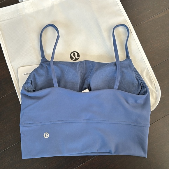lululemon WUNDER TRAIN STRAPPY TANK IN PITCH BLUE SZ 4 NWT - Picture 3 of 7
